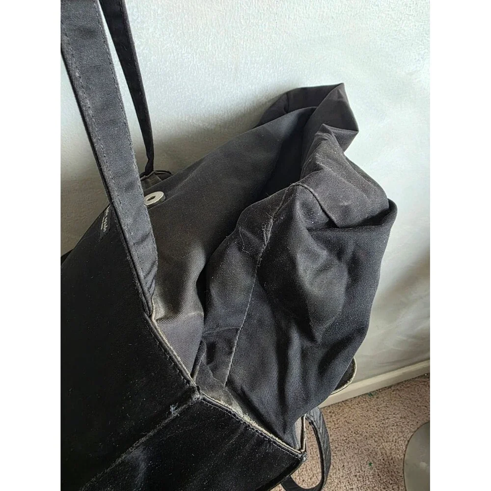 Vintage Kate Spade Sam Classic Nylon Shoulder Bag Boxy Black 11x7x5.5